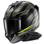 Casque Integral Shark D-Skwal 3 Sizler KAY + Kit Bluetooth Sena for Shark Solo