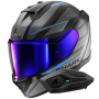 Casque Integral Shark D-Skwal 3 Sizler Mat KAB + Kit Bluetooth Sena for Shark Solo