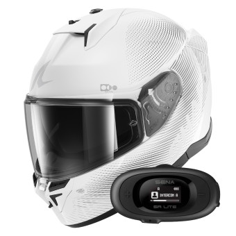 Casque Integral Shark D-Skwal 3 SP Lyne WSS + Kit Bluetooth 5R Lite