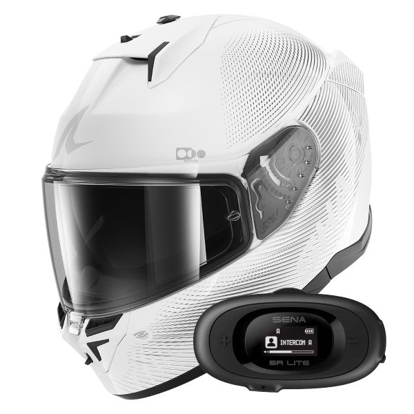 Casque Integral Shark D-Skwal 3 SP Lyne WSS + Kit Bluetooth 5R Lite
