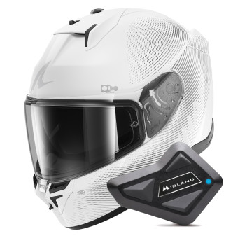 Casque Integral Shark D-Skwal 3 SP Lyne WSS + Kit Bluetooth BT Mini