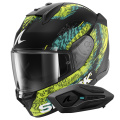 Pack D-Skwal 3 Speed-Vib Mat KGB + Kit Bluetooth Sena for Shark Solo