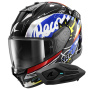 Casque Integral Shark D-Skwal 3 Streetrush KBU + Kit Bluetooth Sena for Shark Solo