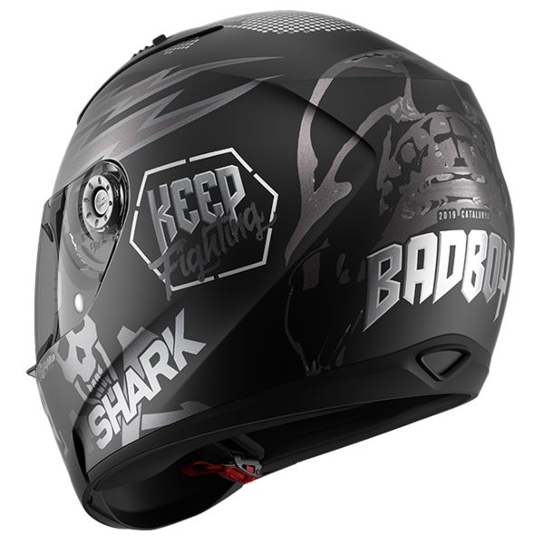 KAS Casque intégral moto S Shark Catalan Bad Boy