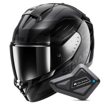 Casque Integral Shark Ridill 2 Bersek KAA + Kit Bluetooth BT Mini Casque Integral Shark Ridill 2 Bersek KAA + Kit Bluetooth BT Mini