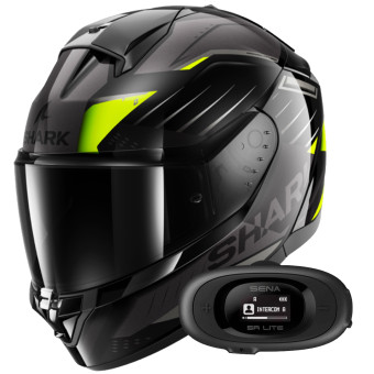 Casque Integral Shark Ridill 2 Bersek KGA + Kit Bluetooth 5R Lite