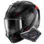 Casque Integral Shark Ridill 2 Mekarium KAR + Kit Bluetooth BT Mini