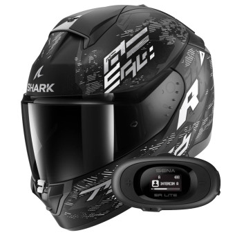 Casque Integral Shark Ridill 2 Molokai Mat KWS + Kit bluetooth 5R Lite Solo Casque Integral Shark Ridill 2 Molokai Mat KWS + Kit bluetooth 5R Lite Solo