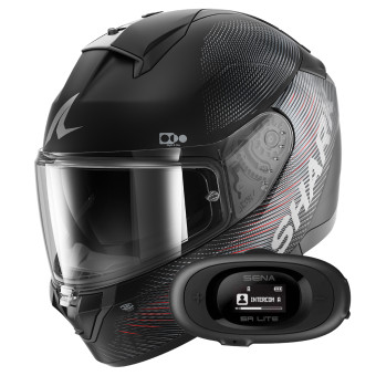 Casque Integral Shark Ridill 2 SP Lyne Mat KAA + Kit bluetooth 5R Lite Solo