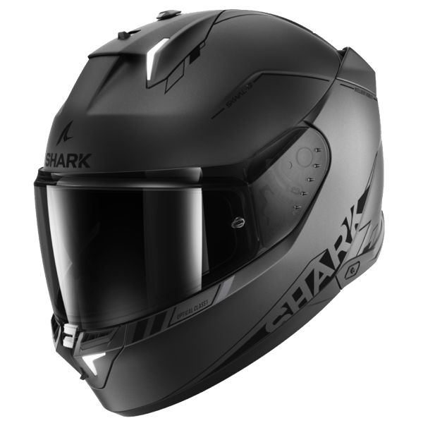 Casque Integral Shark Skwal i3 Blank SP Mat AKS Casque Integral Shark Skwal i3 Blank SP Mat AKS