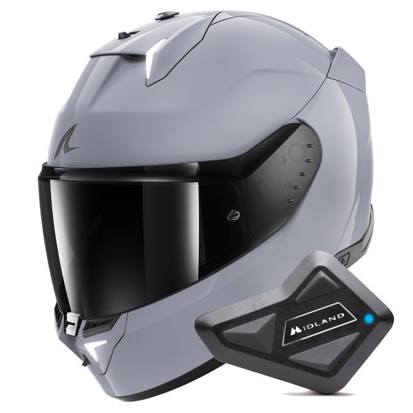 Casque Integral Shark Skwal i3 Dark Shadow Edition S05 + Kit Bluetooth BT Mini