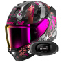 Casque Integral Shark Skwal i3 Hellcat Mat KUV + Kit bluetooth 5R Lite Solo