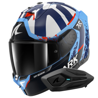 Casque Integral Shark Skwal i3 Replica Raul Fernandez BBW + Kit Bluetooth Sena for Shark Solo