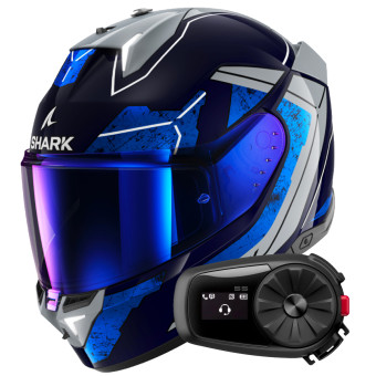 Casque Integral Shark Skwal i3 Rhad BUS + Kit Bluetooth 5S