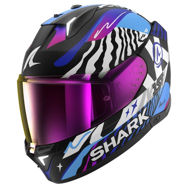 Casque Integral Shark Skwal i3 Speed-Fancy KWB Casque Integral Shark Skwal i3 Speed-Fancy KWB