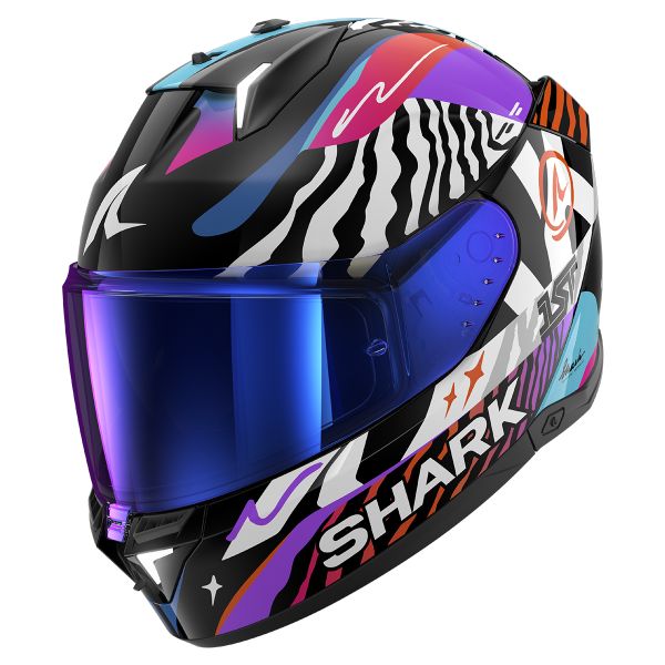 Casque Integral Shark Skwal i3 Speed-Fancy KWO Casque Integral Shark Skwal i3 Speed-Fancy KWO