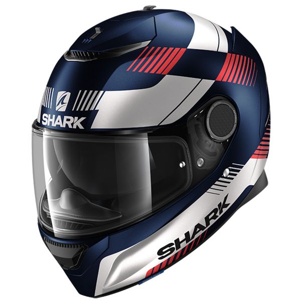 Casque Integral Shark Spartan 1.2 Strad Mat BWR Casque Integral Shark Spartan 1.2 Strad Mat BWR
