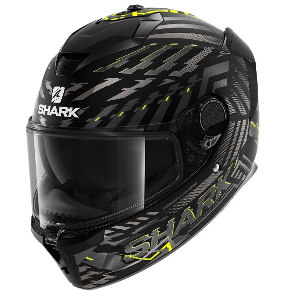 Casque Integral Shark Spartan GT E-Brake Mat KYA
