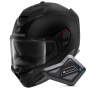 Casque Integral Shark Spartan GT Pro Blank Mat KMA + Kit Bluetooth BT Mini