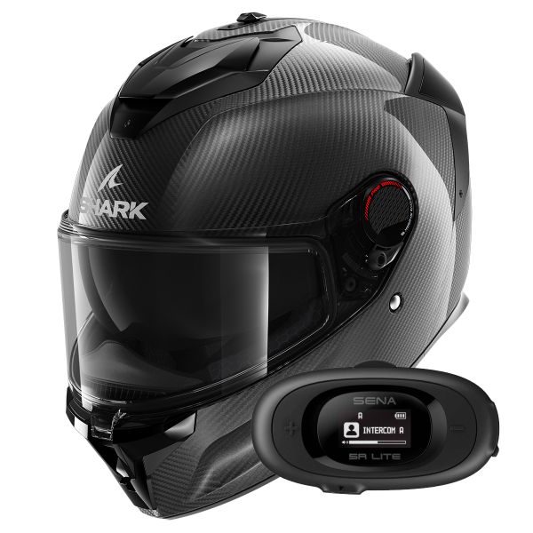 Casque Integral Shark Spartan GT Pro Carbon Skin DAD + Kit bluetooth 5R Lite Solo Casque Integral Shark Spartan GT Pro Carbon Skin DAD + Kit bluetooth 5R Lite Solo