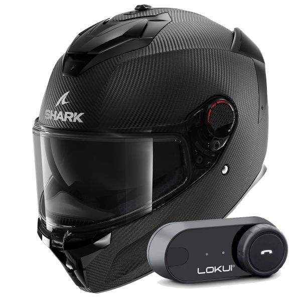 Casque Integral Shark Spartan GT Pro Carbon Skin Mat DMA + Kit Bluetooth Lokui K30 Casque Integral Shark Spartan GT Pro Carbon Skin Mat DMA + Kit Bluetooth Lokui K30