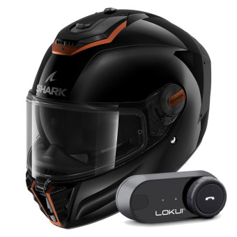 Casque Integral Shark Spartan RS Blank SP KCK + Kit Bluetooth Lokui K30 Casque Integral Shark Spartan RS Blank SP KCK + Kit Bluetooth Lokui K30