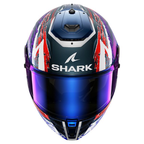 Casque Moto Intégral SHARK Spartan RS SHAYTAN - Noir/vert/violet - Taille XXL - Homologué ECE 22.06 - Avec Pinlock