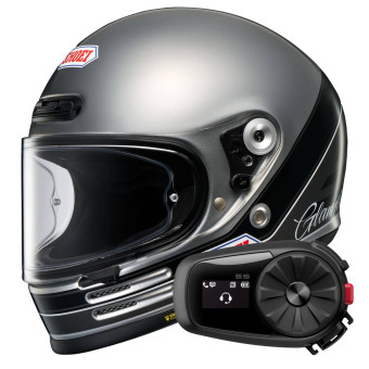 Casque Integral Shoei Glamster 06 Abiding TC-10 + Kit Bluetooth 5S Solo
