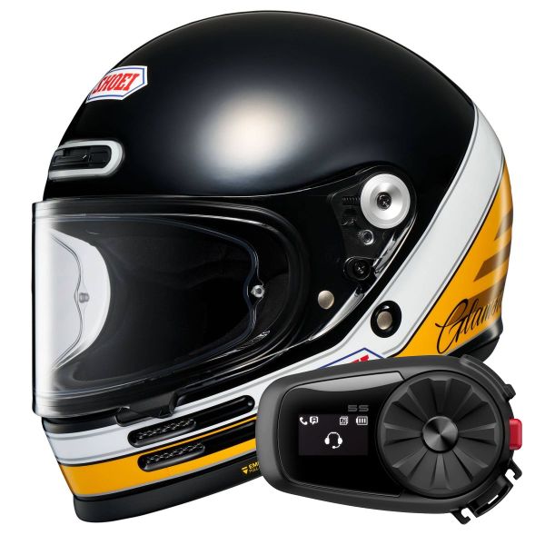 Casque Integral Shoei Glamster 06 Abiding TC-3 + Kit Bluetooth 5S Solo