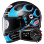 Casque Integral Shoei Glamster 06 Blast TC2 + Kit Bluetooth 5S Solo