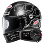 Casque Integral Shoei Glamster 06 Blast TC5 + Kit Bluetooth 5S Solo