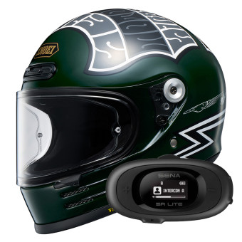 Casque Integral Shoei Glamster 06 Heiwa Motorcycle TC-4 + Kit bluetooth 5R Lite Solo