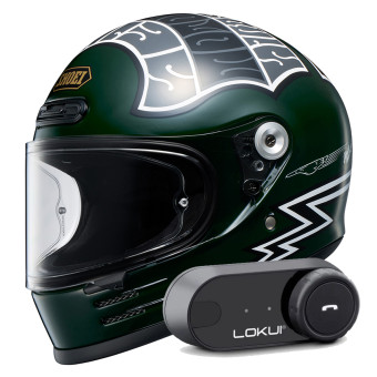 Casque Integral Shoei Glamster 06 Heiwa Motorcycle TC-4 + Kit Bluetooth Lokui K30