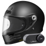 Casque Integral Shoei Glamster 06 Matt Black + Kit Bluetooth Lokui K30