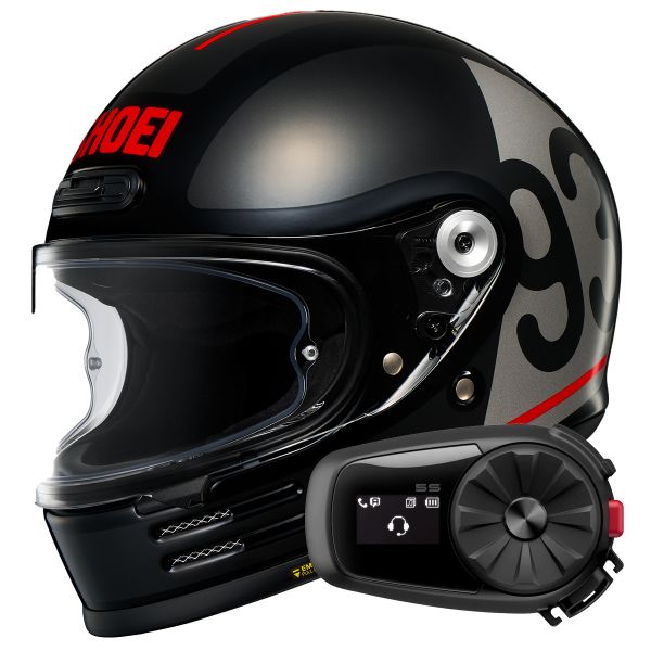 Casque Integral Shoei Glamster 06 MM93 Collection Classic TC5 + Kit Bluetooth 5S Solo Casque Integral Shoei Glamster 06 MM93 Collection Classic TC5 + Kit Bluetooth 5S Solo