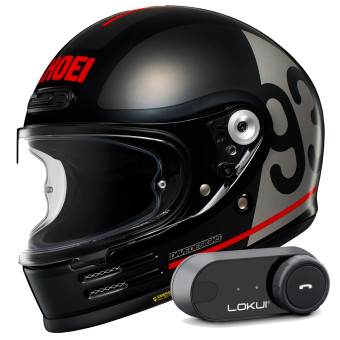 Casque Integral Shoei Glamster 06 MM93 Collection Classic TC5 + Kit Bluetooth Lokui K30