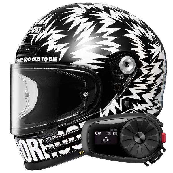 Casque Integral Shoei Glamster 06 Neighborhood X DSC TC5 + Kit Bluetooth 5S Solo