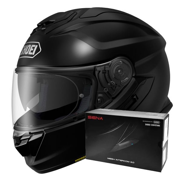 Casque Integral Shoei GT-AIR 3 Black + Intercom Sena SRL-03 Casque Integral Shoei GT-AIR 3 Black + Intercom Sena SRL-03