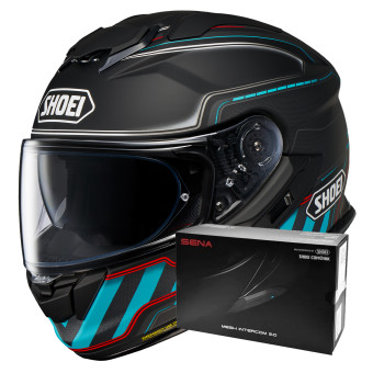 Casque Integral Shoei GT-AIR 3 Discipline TC2 + Intercom Sena SRL-03