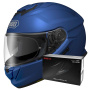Casque Integral Shoei GT-AIR 3 Matt Blue + Intercom Sena SRL-03