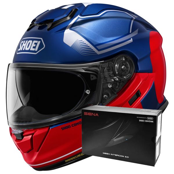 Casque Integral Shoei GT-AIR 3 Mike TC2 + Intercom Sena SRL-03