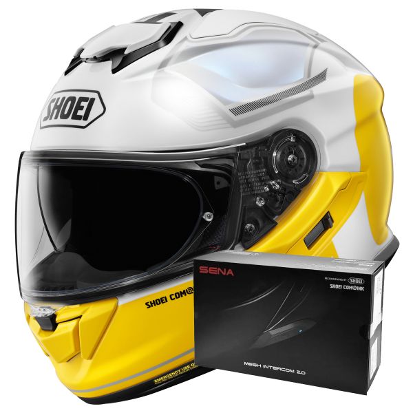 Casque Integral Shoei GT-AIR 3 Mike TC3 + Intercom Sena SRL-03