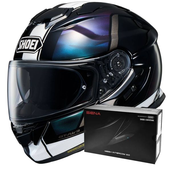 Casque Integral Shoei GT-AIR 3 Scenario TC-5 + Intercom Sena SRL-03