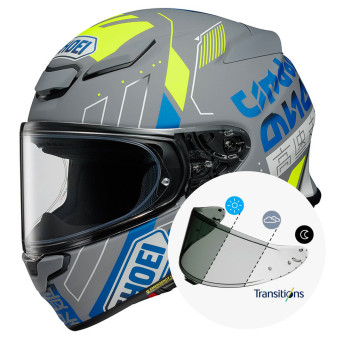 Casque Integral Shoei NXR2 Accolade TC-10 + Ecran Photochromique