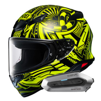 Casque Integral Shoei NXR2 Beaut TC-3 + Intercom Sena SRL-EXT Harman Kardon