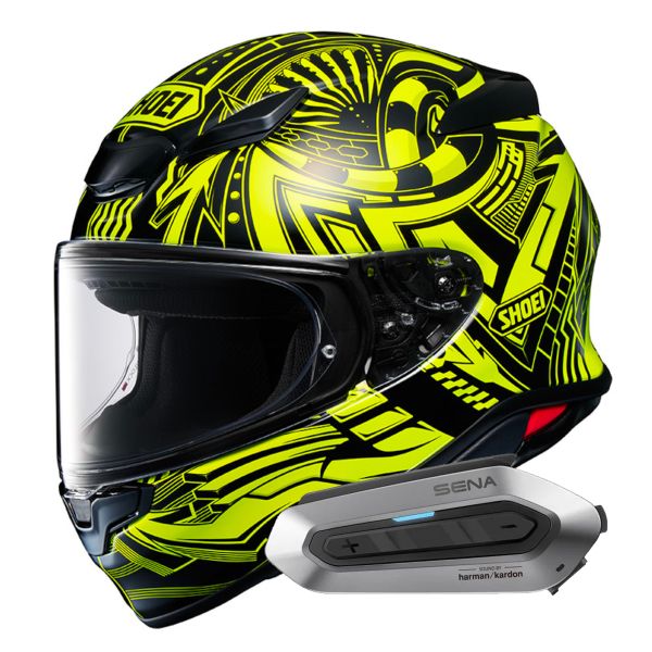 Casque Integral Shoei NXR2 Beaut TC-3 + Intercom Sena SRL-EXT Harman Kardon