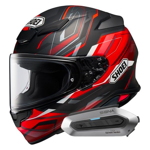 Casque Integral Shoei NXR2 Capriccio TC1 + Intercom Sena SRL-EXT Harman Kardon