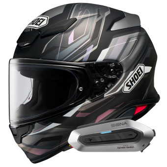 Casque Integral Shoei NXR2 Capriccio TC5 + Intercom Sena SRL-EXT Harman Kardon