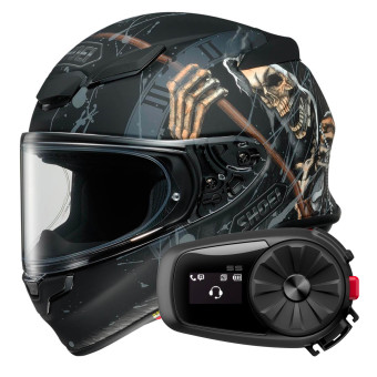 Casque Integral Shoei NXR2 Faust TC5 + Kit Bluetooth 5S
