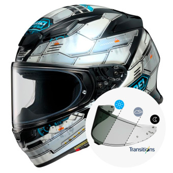 Casque Integral Shoei NXR2 Fortress TC-6 + Ecran Photochromique
